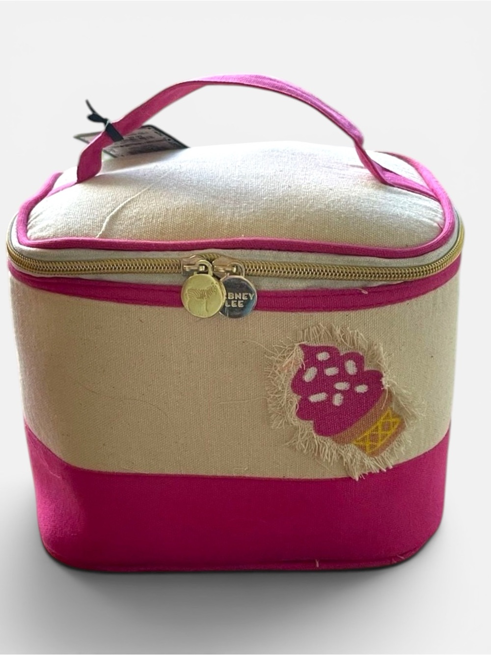 Dabney Lee Ice Cream Train Case Cosmetic Bag NWT